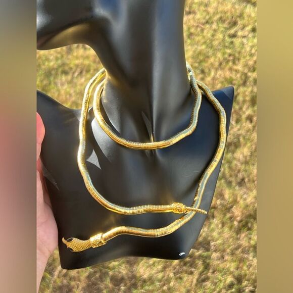 Serpenti Gold Snack Necklace-Bracelet-Multifunctional - Picture 13 of 17